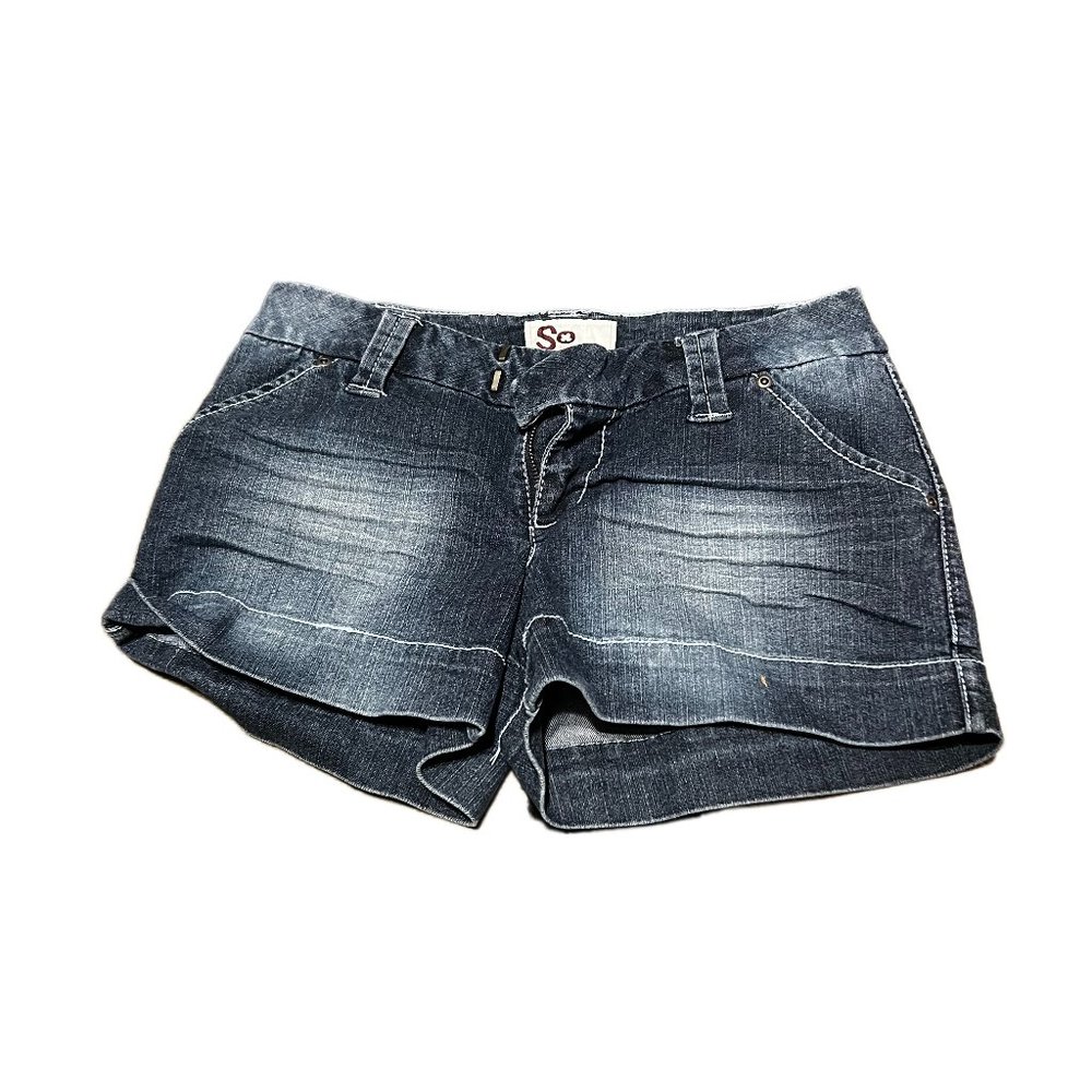 So jean shorts